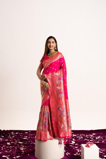 Soft Banarasi Silk Paithani Saree