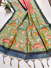 Premium soft Tissue Tussar silk saree