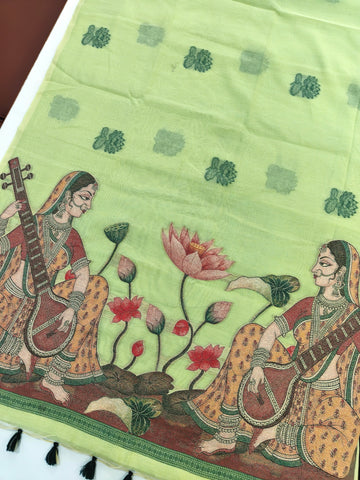Premium Soft Chanderi cotton saree