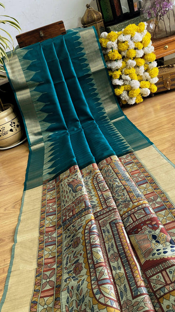 Soft Tussar silk saree