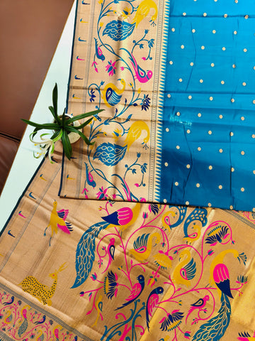 Soft Banarasi Silk Paithani Saree