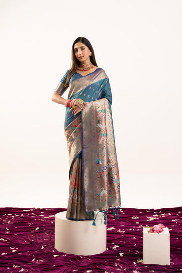 Soft Banarasi Silk Paithani Saree