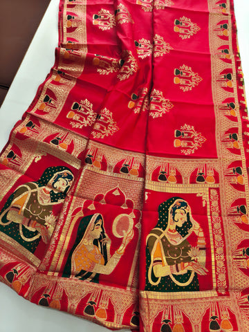 Premium soft Banarasi silk saree