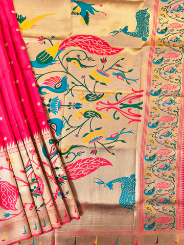Soft Banarasi Silk Paithani Saree