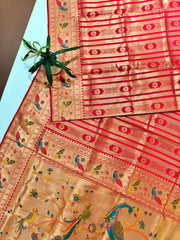 Premium Soft Paithani Silk Saree