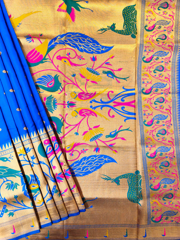 Soft Banarasi Silk Paithani Saree