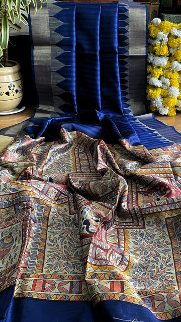 Soft Tussar silk saree