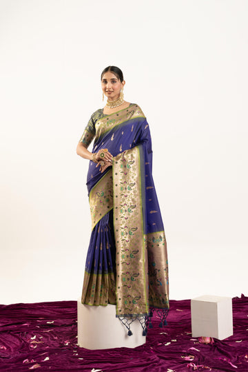 Soft Banarasi Silk Paithani Saree