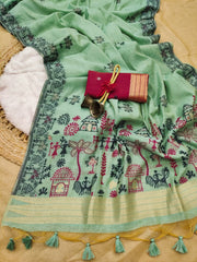Premium Soft Chanderi cotton saree