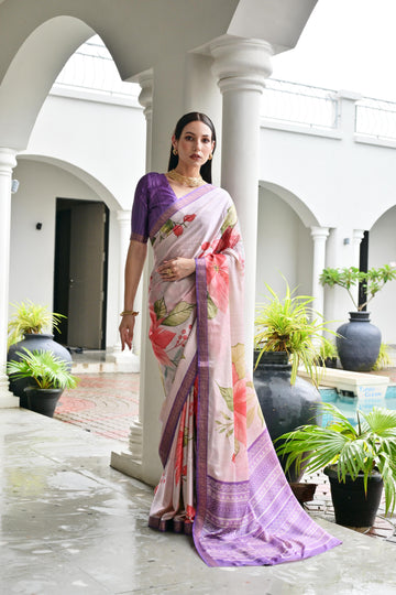 Soft Pure Satin Silk Saree