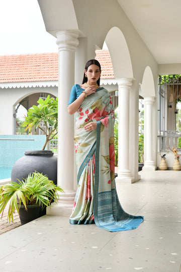 Soft Pure Satin Silk Saree