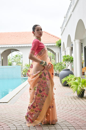 Premium Soft Chanderi cotton  PICH  Soft SAREE