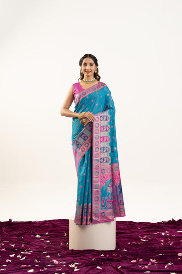 PREMIUM SOFT BANARASI SILK SAREE