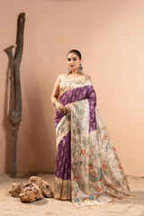SOFT TUSSAR SILK SAREE
