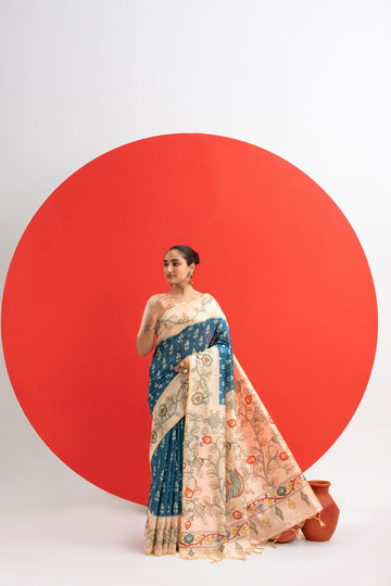 SOFT TUSSAR SILK SAREE