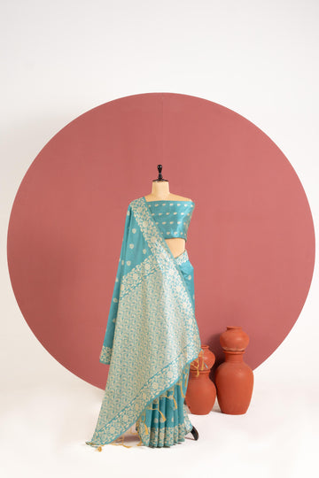 HANDLOOM RAW SILK SAREE