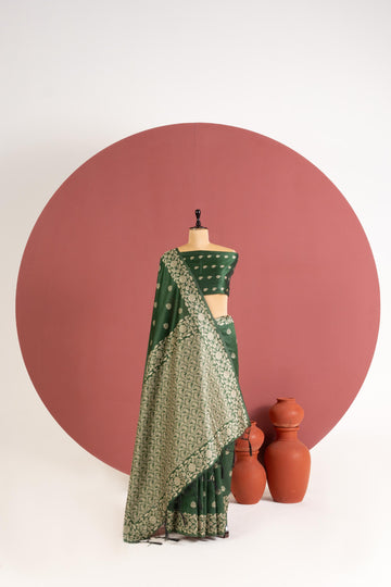 HANDLOOM RAW SILK SAREE