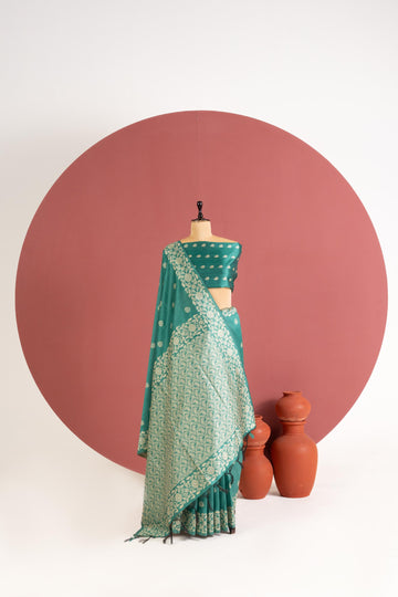 HANDLOOM RAW SILK SAREE