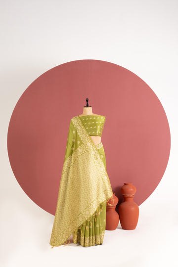 HANDLOOM RAW SILK SAREE