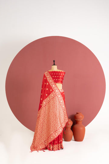 HANDLOOM RAW SILK SAREE