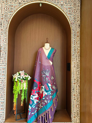 PREMIUM SOFT MUGA COTTON SAREE