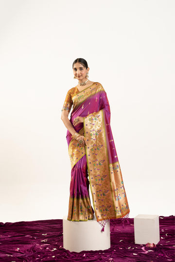 Soft Banarasi Silk Paithani Saree