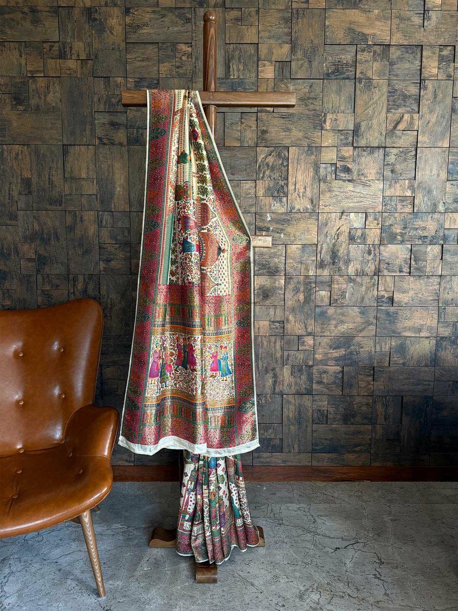 pashmeena silk viscos saree best   for you