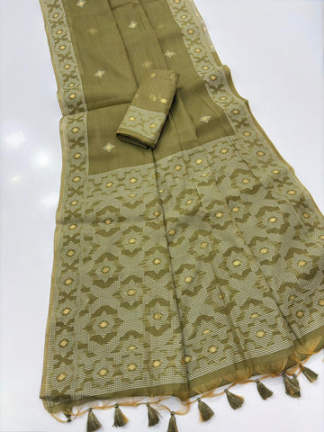 Premium Soft Chanderi mul cotton saree