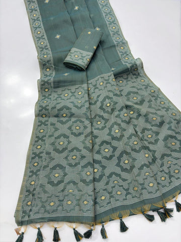 Premium Soft Chanderi mul cotton saree