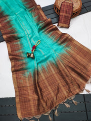 Premium Soft Tussar Silk Saree