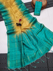 Premium Soft Tussar Silk Saree
