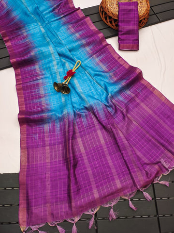 Premium Soft Tussar Silk Saree