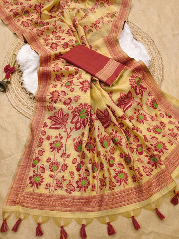 PREMIUM SOFT MUGA COTTON SAREE