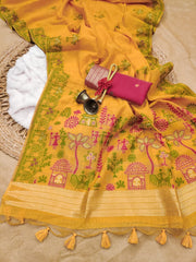 Premium Soft Chanderi cotton saree