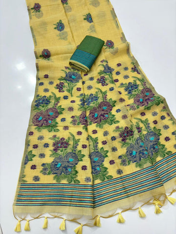 PREMIUM SOFT MUGA COTTON SAREE