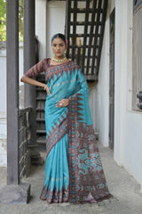 Soft Tussar silk saree