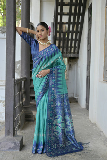 Soft Tussar silk saree