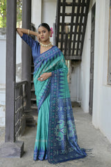 Soft Tussar silk saree