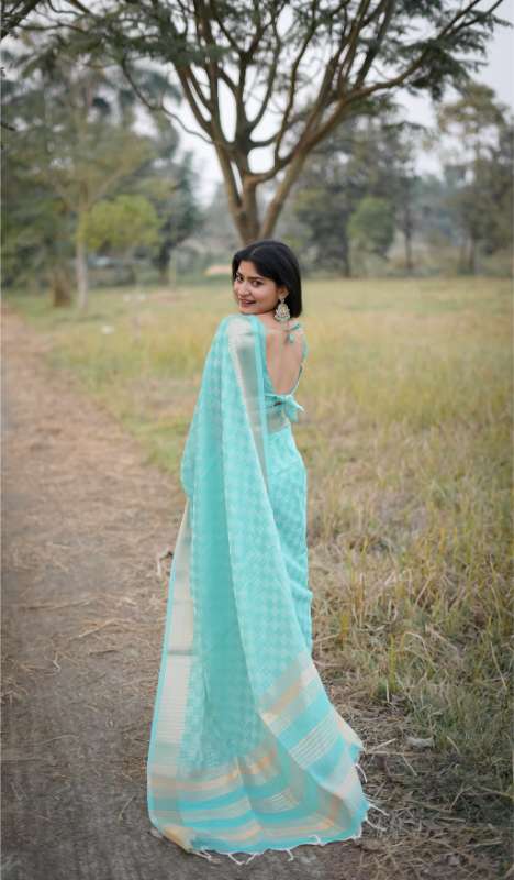 Premium Soft Silk C Green Saree